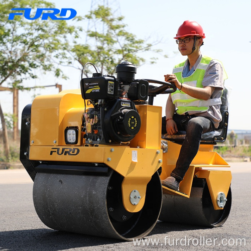Most Popular 700 kg Vibration Road Roller with Hydrostatic Drive